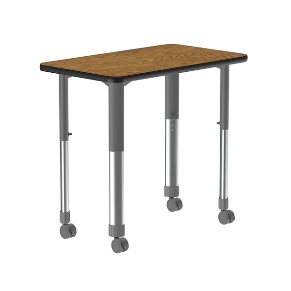 TFL Collaborative Desk - Casters - Rec
